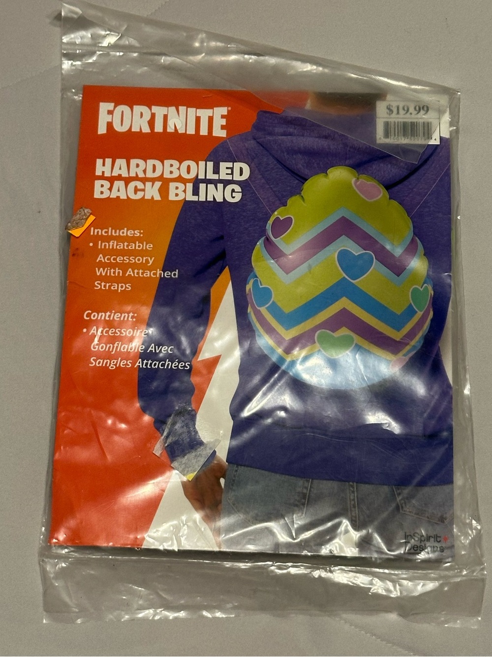 Fortnite Hardboiled Back Bling - costume accessory